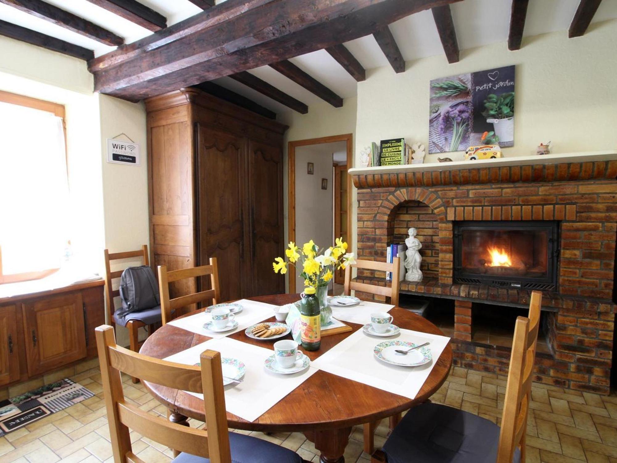 Maison De Charme Avec Jardin, Nature, Cheminee, Wifi, Proche Manoirs Et Rivieres Tortueuses - Fr-1-497-99 Saint-Bomer-les-Forges Luaran gambar