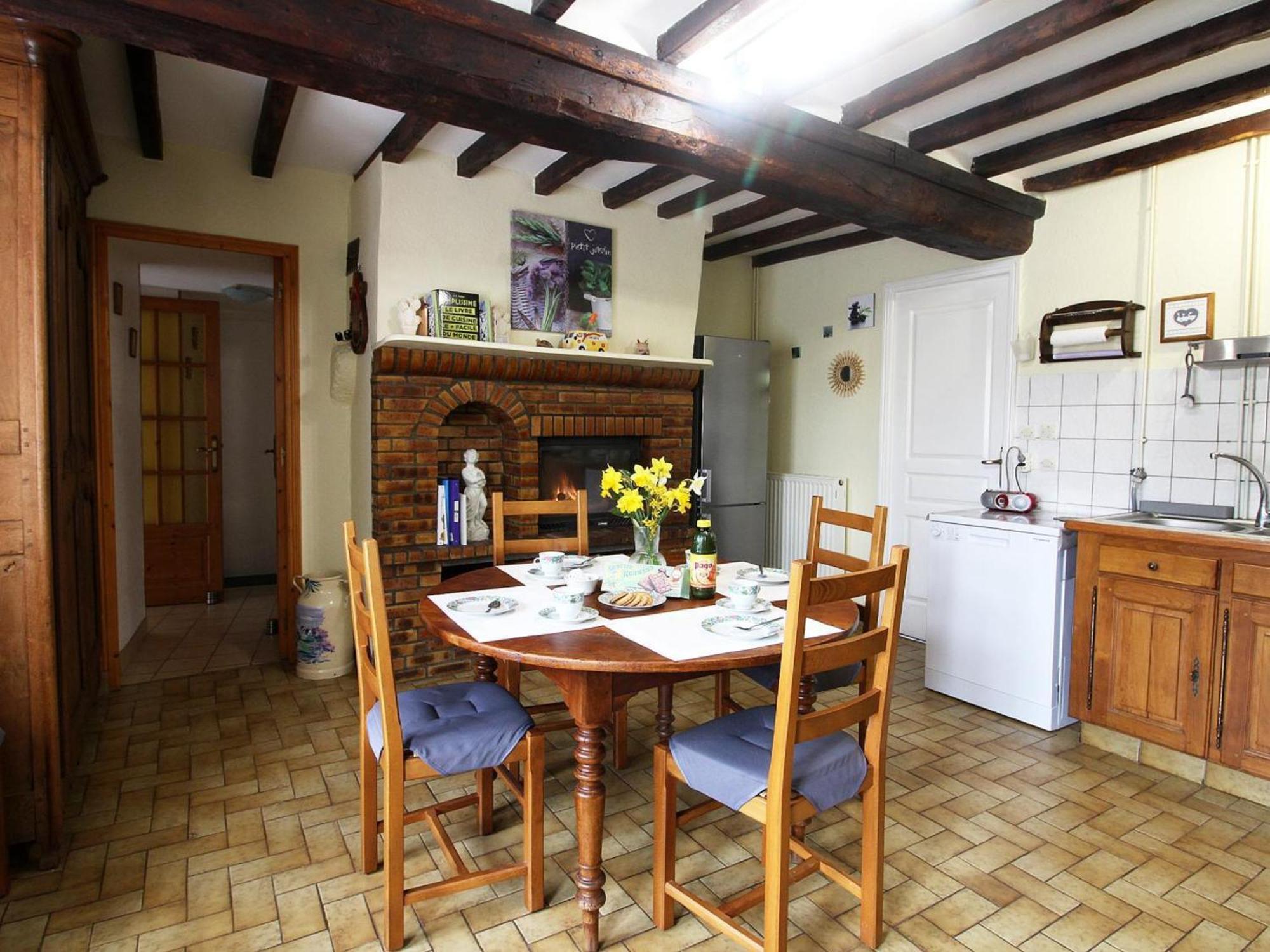 Maison De Charme Avec Jardin, Nature, Cheminee, Wifi, Proche Manoirs Et Rivieres Tortueuses - Fr-1-497-99 Saint-Bomer-les-Forges Luaran gambar